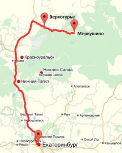 Экскурсионные туры в Верхотурье > автобусные туры   >  из Екатеринбурга